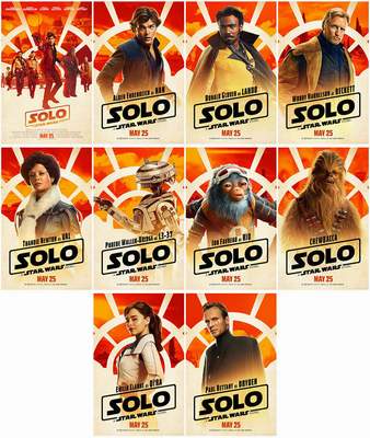 Star Wars Solo - 'Falcon' Characters